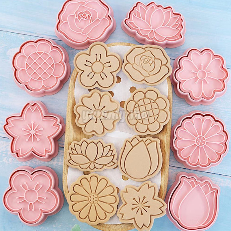 Emporte-pièce et découpoirs fleurs pour pâtisserie