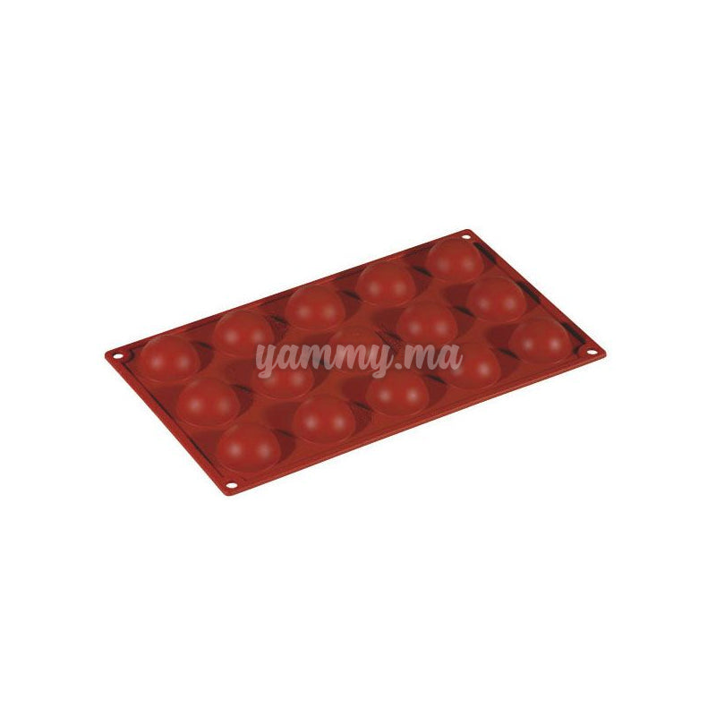 Moule Silicone Demi-sphère Ø 4 cm "FR003" (x15) - Pavoni