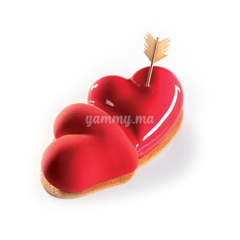 Moule Silicone Double Coeurs "KE049" - Pavoni