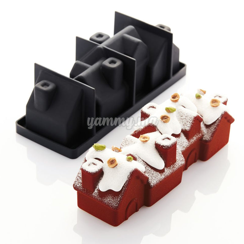 Moule Silicone CHALET "KE078" - Pavoni