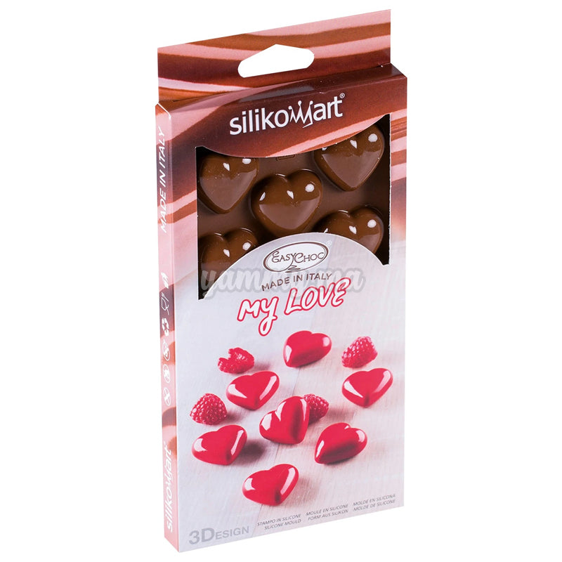 Moule en Silicone Pour Chocolat 3D My Love "SCG48" - Silikomart