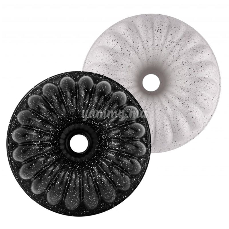 Moule à Gâteaux en Granite 23cm "Dilim" Blanc - Taç