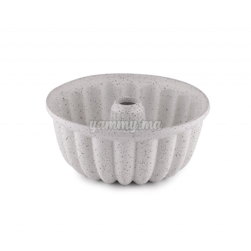 Moule à Gâteaux en Granite 23cm "Dilim" Blanc - Taç