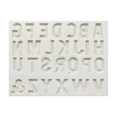 Moule Silicone Alphabet pour Pâte à sucre