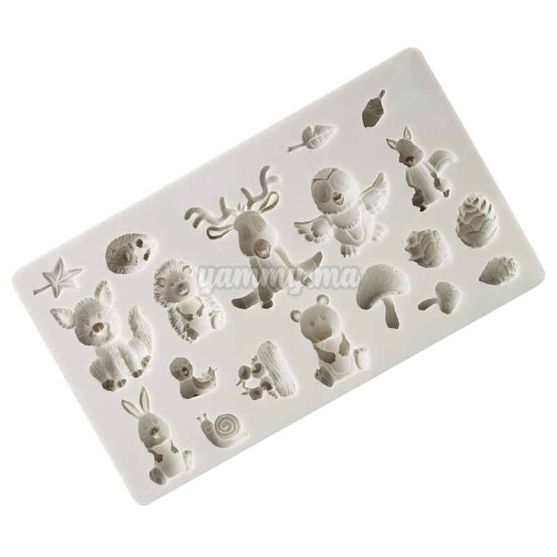 Moule Silicone Animaux pour Pâte à sucre