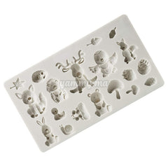 Moule Silicone Animaux pour Pâte à sucre