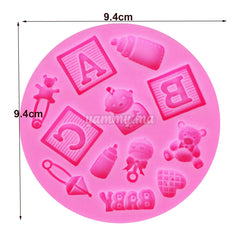 Moule Silicone Bébé pour Pâte à sucre