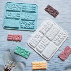 Moule Silicone Mini Tablettes pour Chocolat