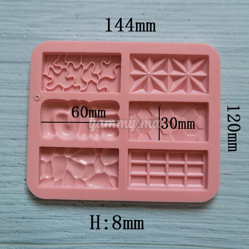Moule Silicone Mini Tablettes pour Chocolat
