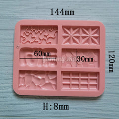 Moule Silicone Mini Tablettes pour Chocolat