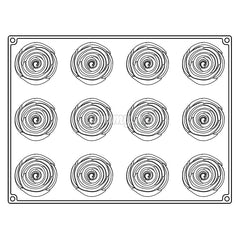 Moule Silicone La Vie en Rose 30/40 cm "PX4386" - Pavoni 