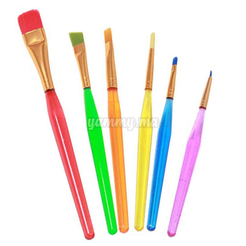 Pinceaux à pâtisserie 6Pcs