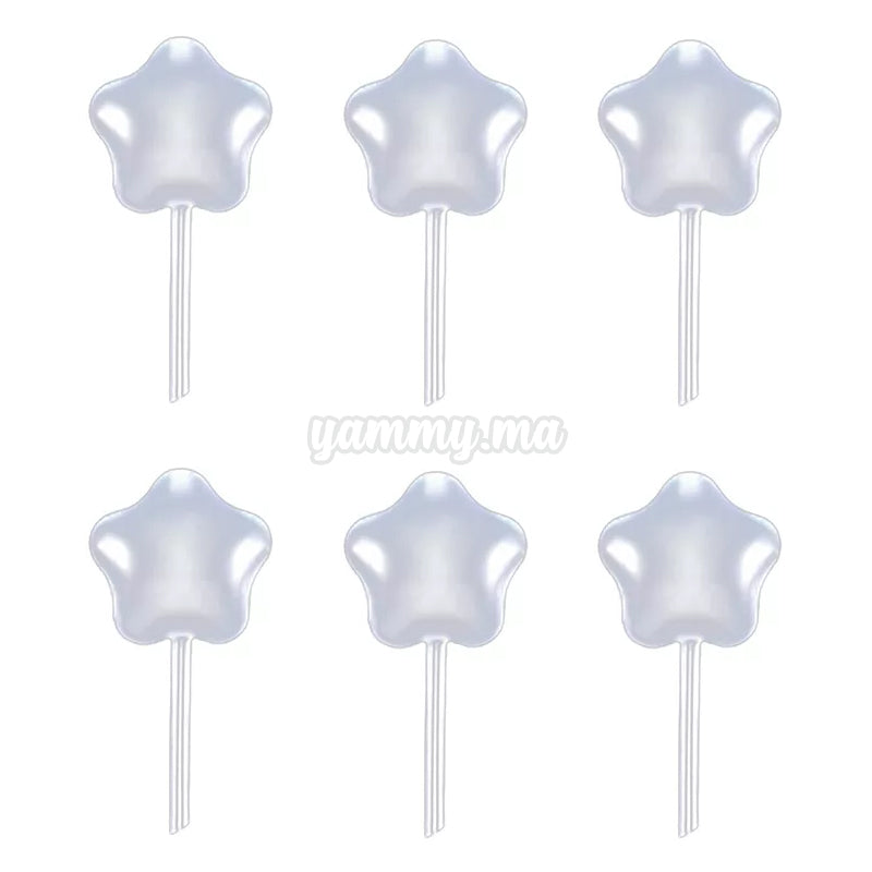 Mini Pipettes Etoile à presser jetables en plastique 4ml 25 Pcs