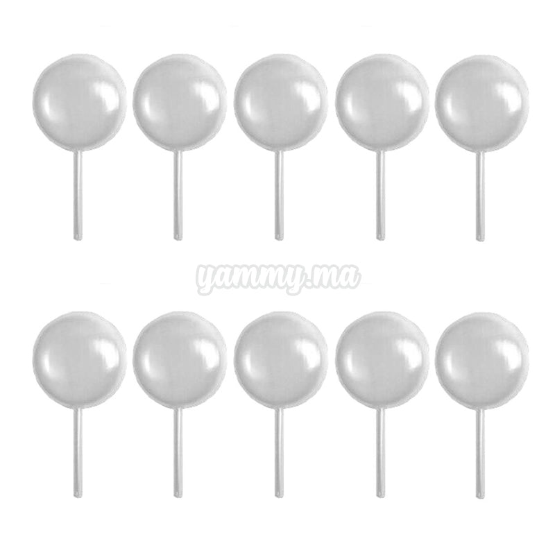 Mini Pipettes Ronde à cupcake presser jetables en plastique 25 Pcs