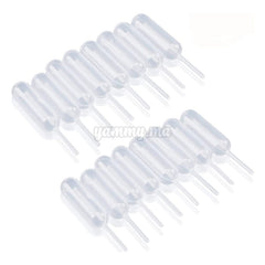 Mini Pipettes Oval à presser jetables en plastique 4ml 25 Pcs