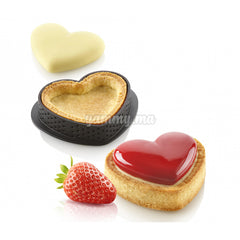 Moule Perforé Coeur 80x70/h20mm"AFC002" - SILIKOMART