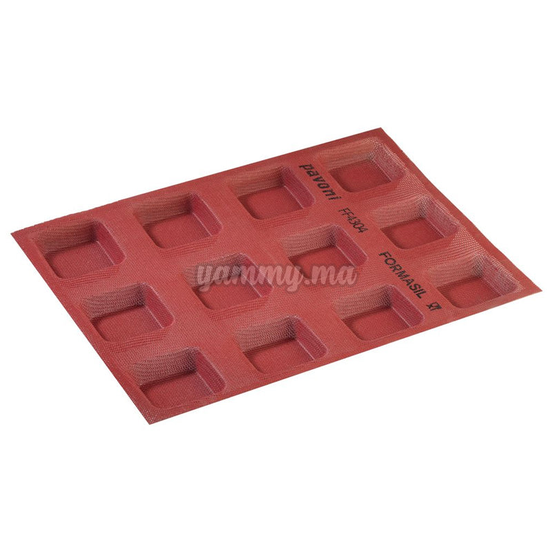 Tapis en Silicone Perforé Carré 6.5 cm Formasil - Pavoni FF4304