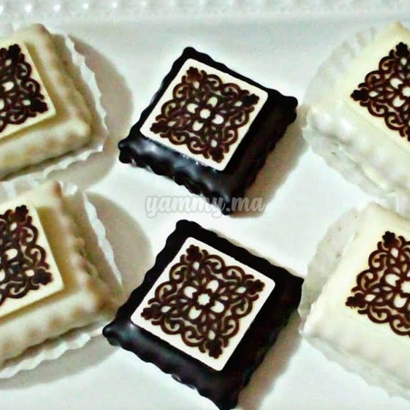 Moule Silicone Chocolat Arabesque Carré