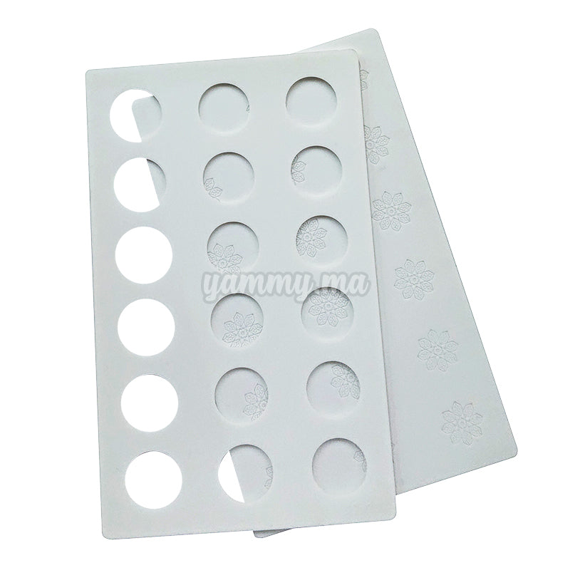 Moule Silicone Chocolat Arabesque Rond