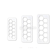 Lot 3 Emporte-pièces Hexagones