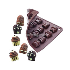 Moule Silicone Choco-ice Cupcakes "CHOCO15" - Pavoni