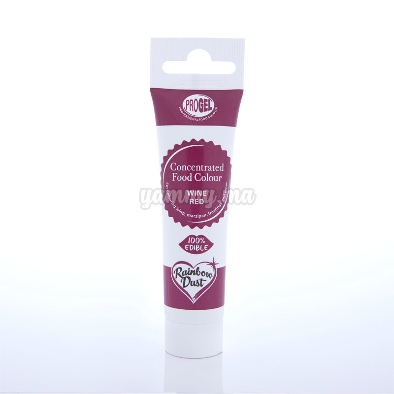 Colorant Alimentaire ProGel Blordeaux 25g - Rainbow Dust