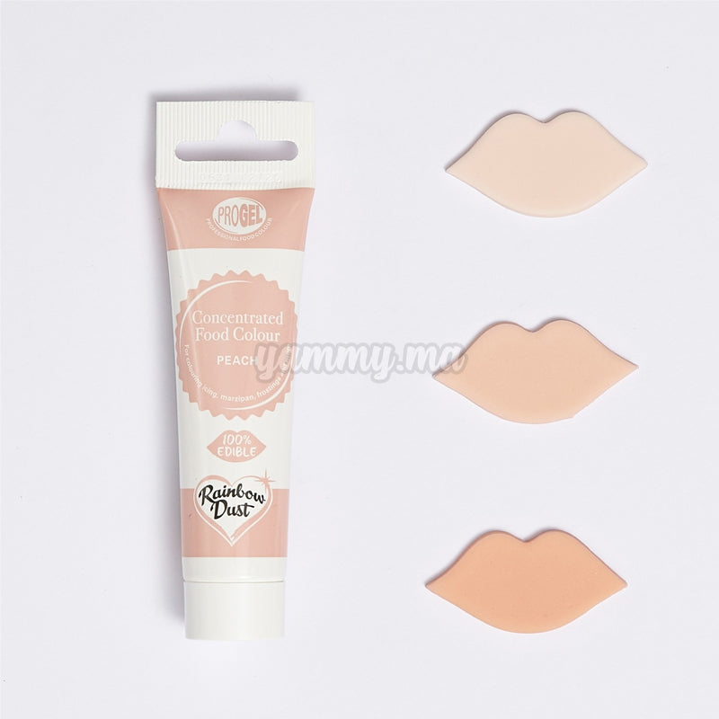 Colorant Alimentaire ProGel Pêche 25g - Rainbow Dust