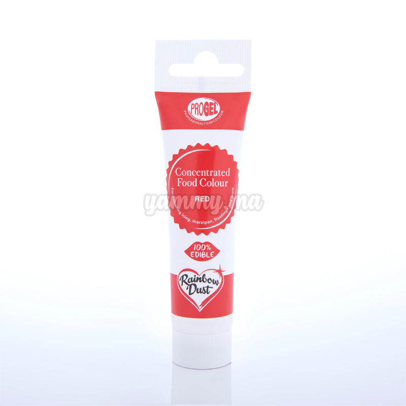 Colorant Alimentaire ProGel Rouge 25g - Rainbow Dust