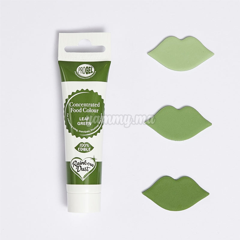 Colorant Alimentaire ProGel Vert feuille 25g - Rainbow Dust