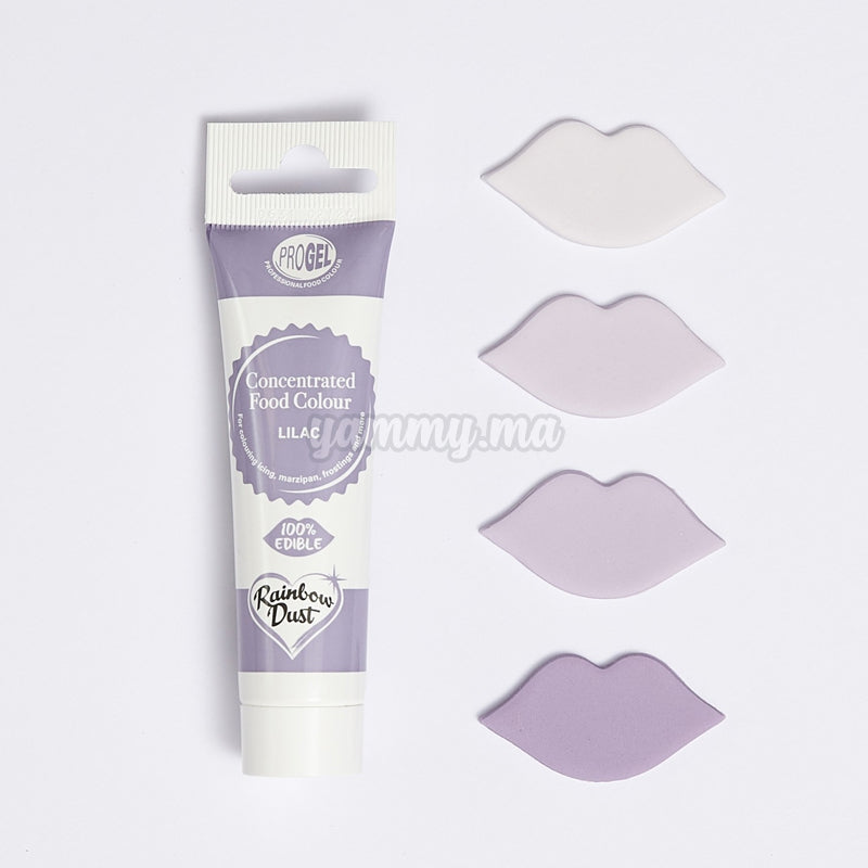 Colorant Alimentaire ProGel Lila 25g - Rainbow Dust