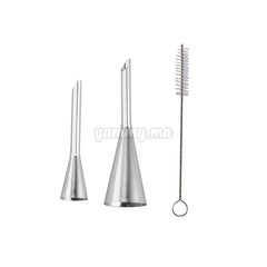 Lot 2 Douilles Petit Choux avec Brosse à Douille