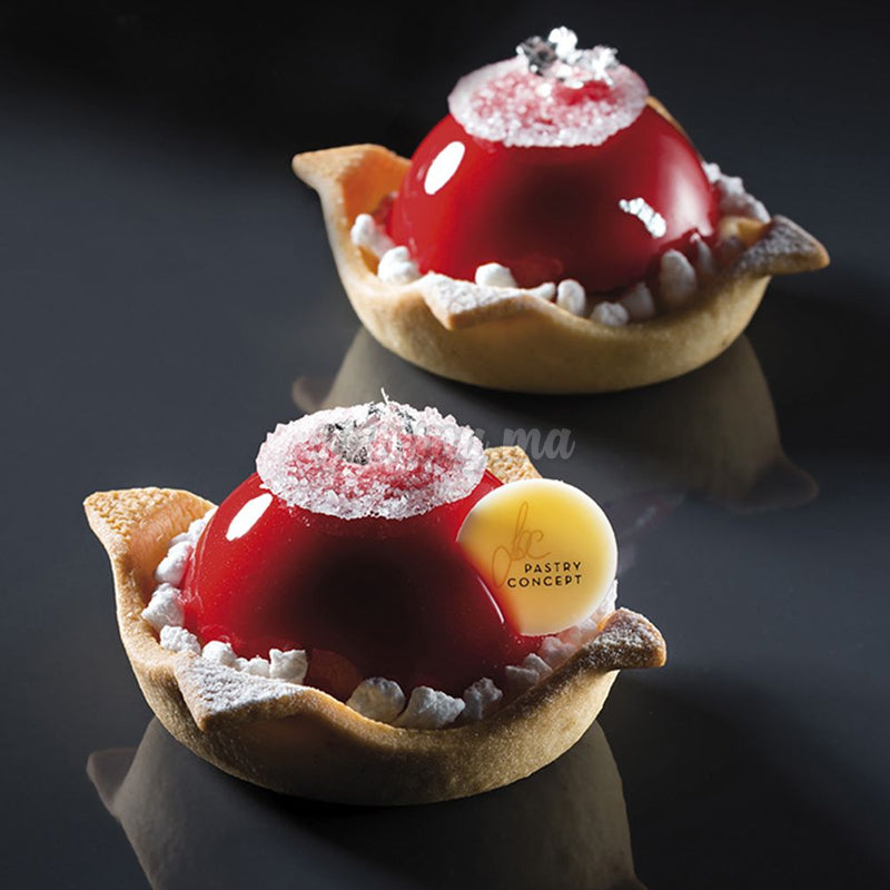 Tapis en Silicone Perforé Rond 65 mm "Formasil"  40/30 cm - Pavoni FF4308