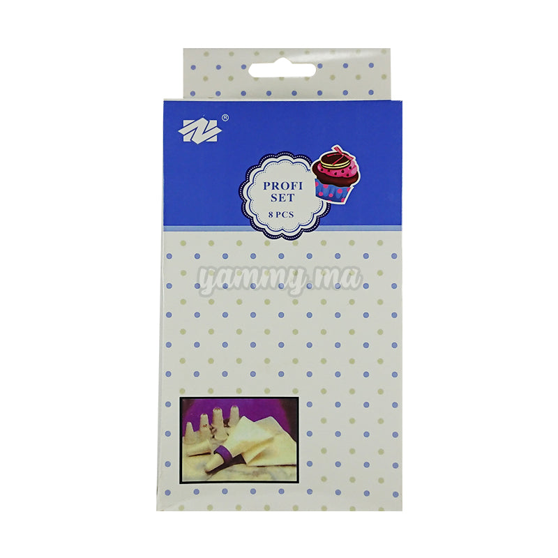 Poche à Decorer en Silicone + 6 Douilles