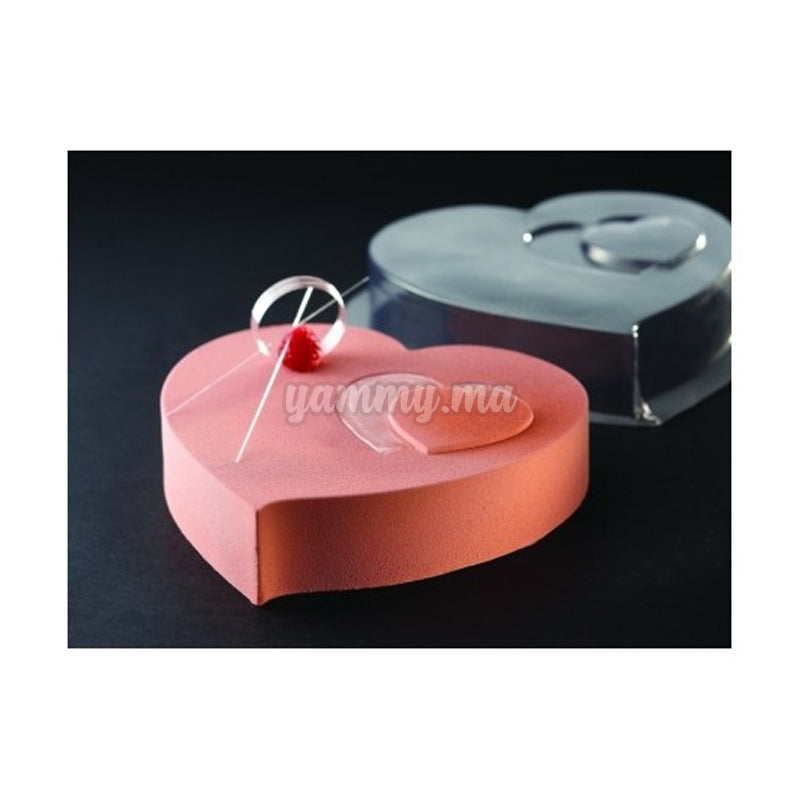 Moule Thermoformé à Gâteau Glacé Coeur "KT13" - Pavoni