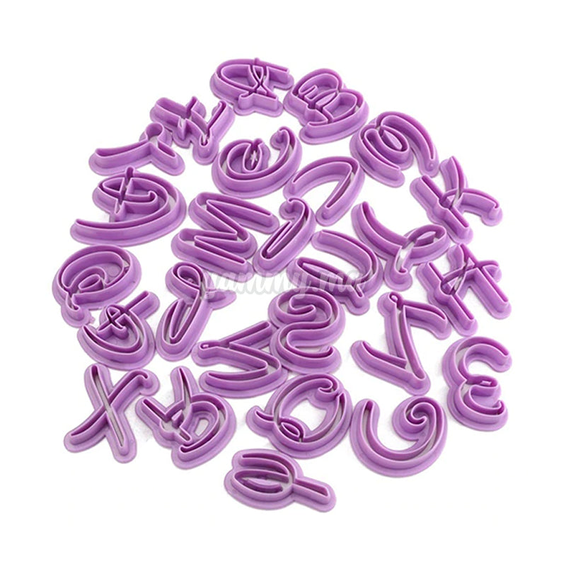 Emporte-pièces Alphabet en plastique