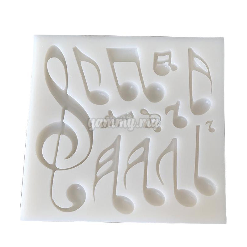 Moule Silicone 13 Notes et Music