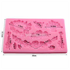 Moule Silicone 8 Fleurs