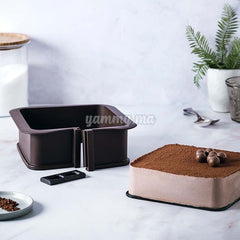 Moule Silicone Carré Démontable 18x18x7 cm - Lacor