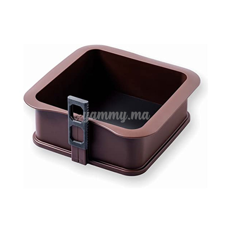 Moule Silicone Carré Démontable 18x18x7 cm - Lacor