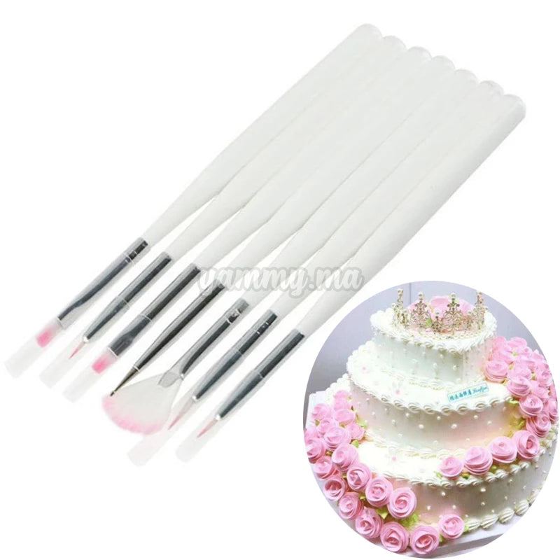 Lot 7 Pinceaux à Pâtisserie  