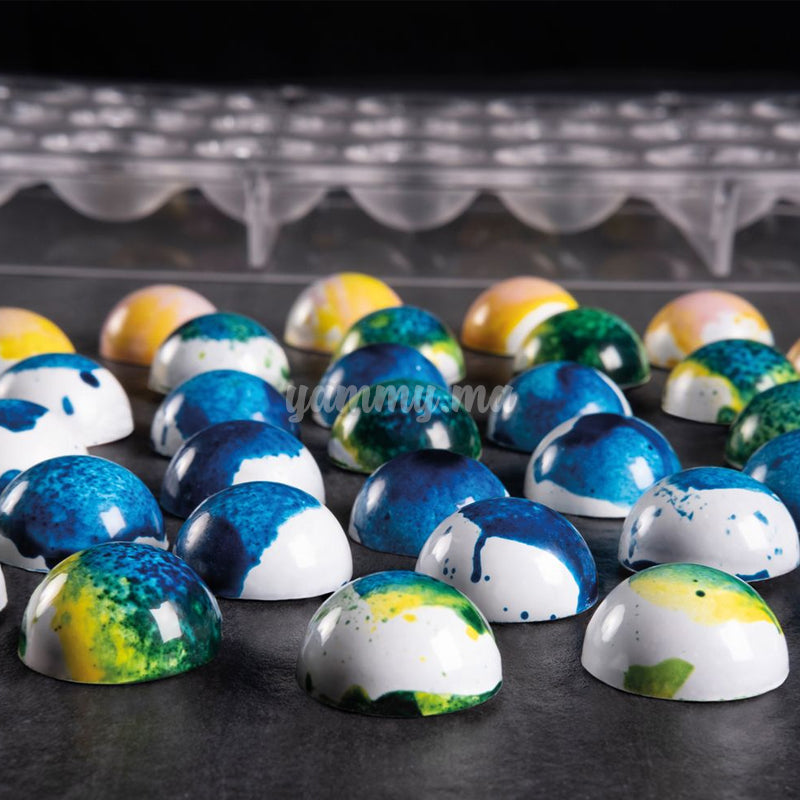 Moule Chocolat en Polycarbonate Demi-sphère "PC5017" - Pavoni