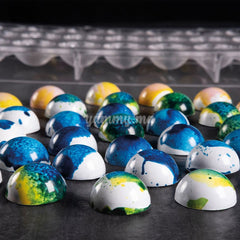 Moule Chocolat en Polycarbonate Demi-sphère "PC5017" - Pavoni