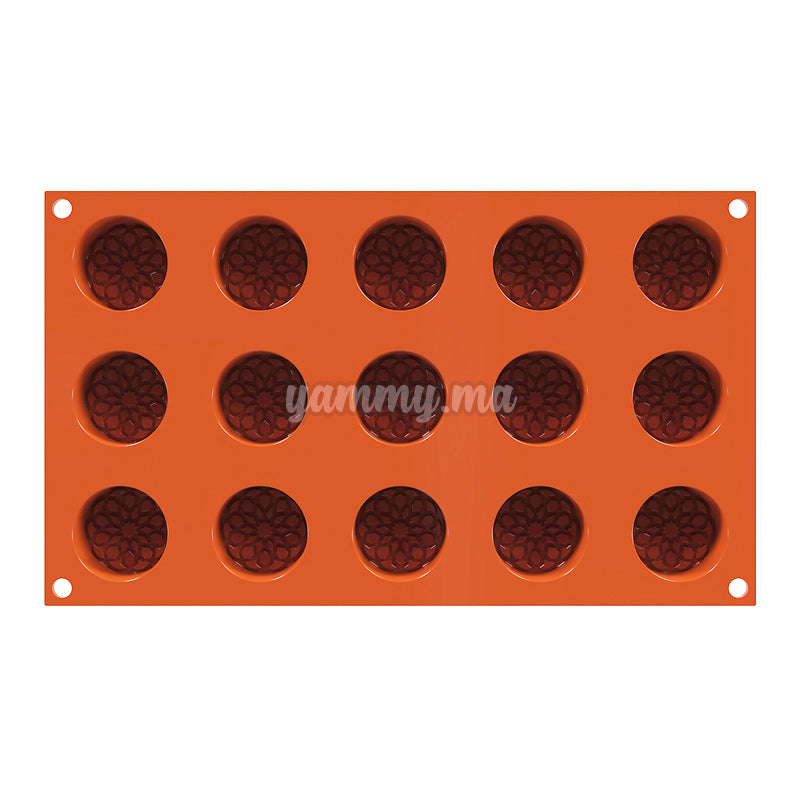 Moule Silicone Mauresque Carre Arabesque SF378 Silikomart