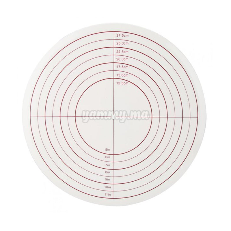 Plateau Tournant Gradué pour Gâteau 30 cm