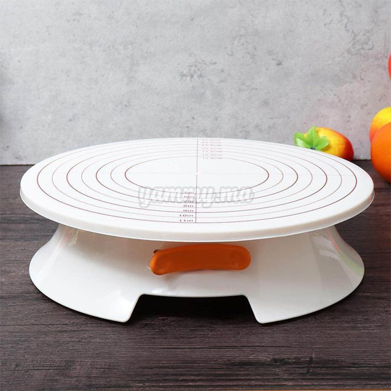 Plateau Tournant Gradué pour Gâteau 30 cm