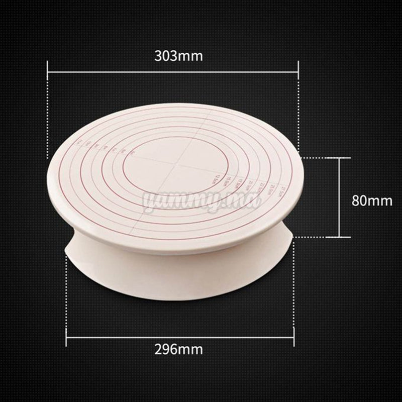 Plateau Tournant Gradué pour Gâteau 30 cm