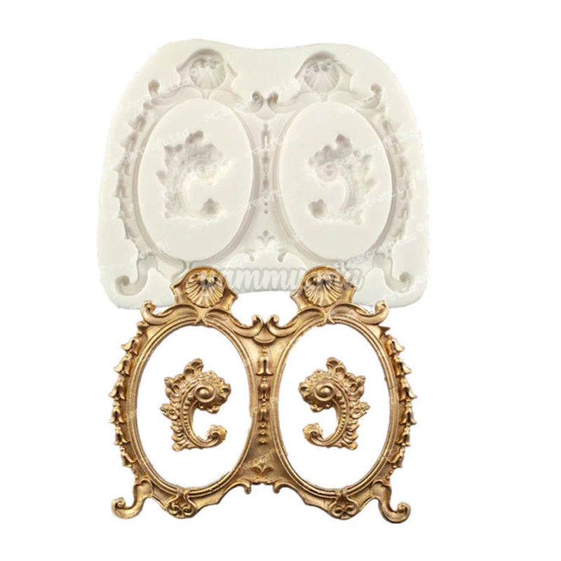 Moule Slicone Double Cadres