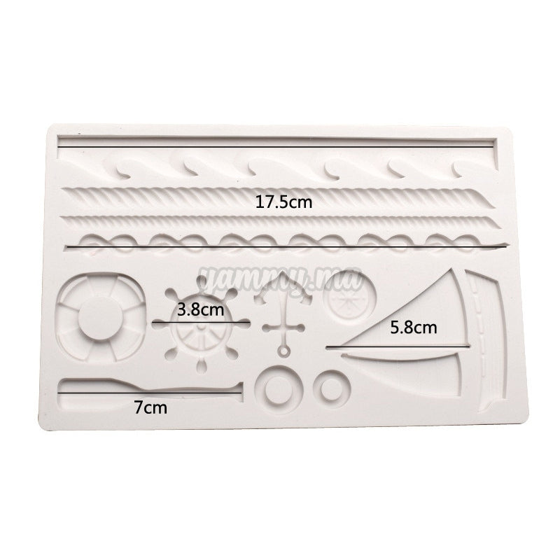Moule Silicone Thème Marine
